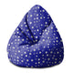 Pearshape Puff Night Sky Pattern-S-Oxford