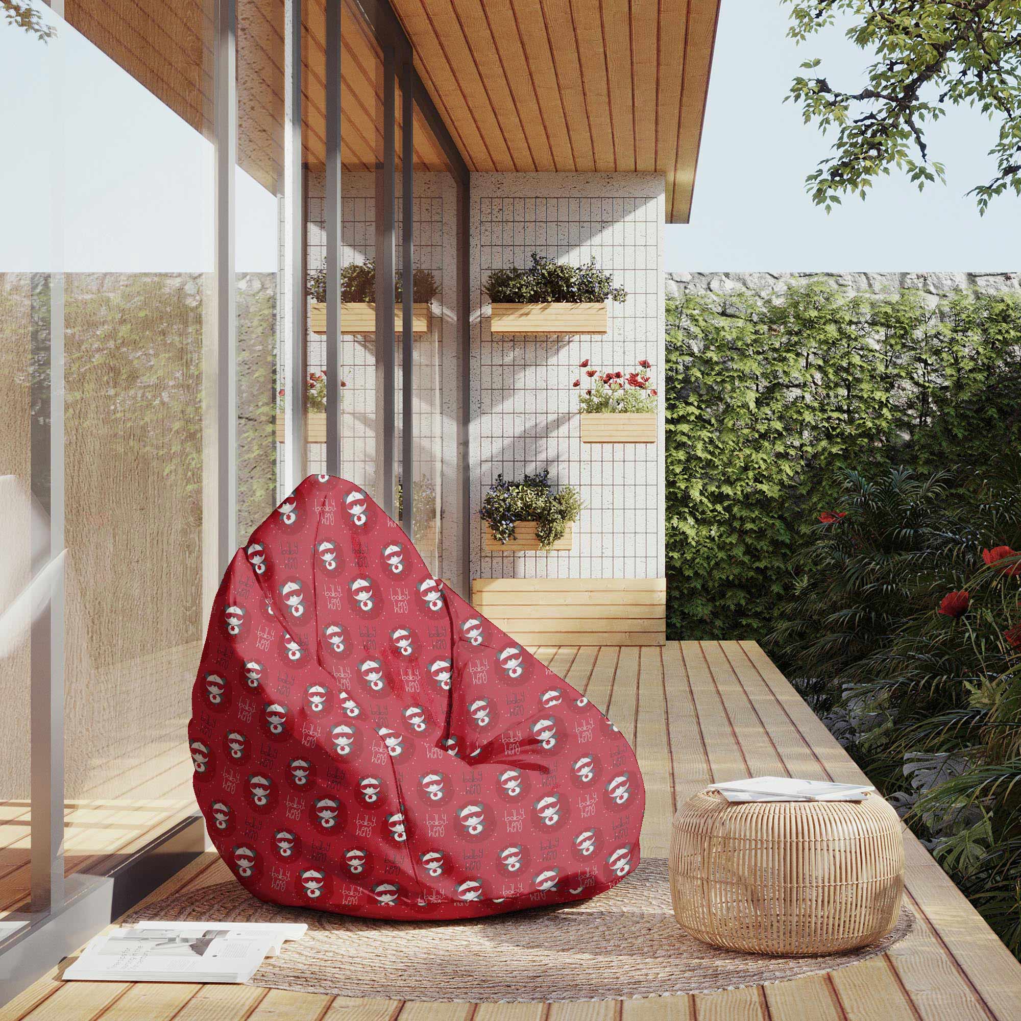 Sedací vak Pearshape Baby Hero-M-Oxford