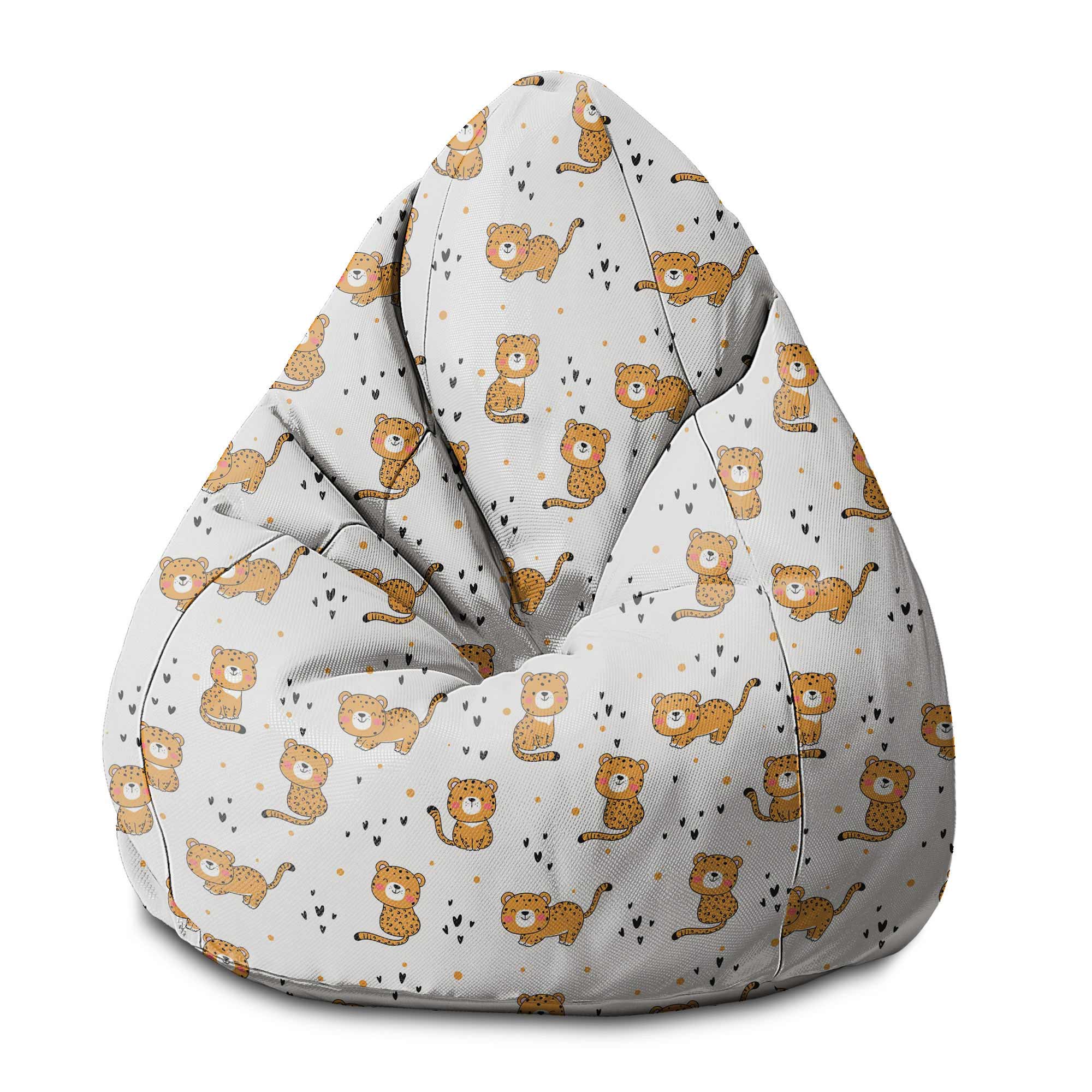 Sedací vak Pearshape Baby Tiger-S-Oxford