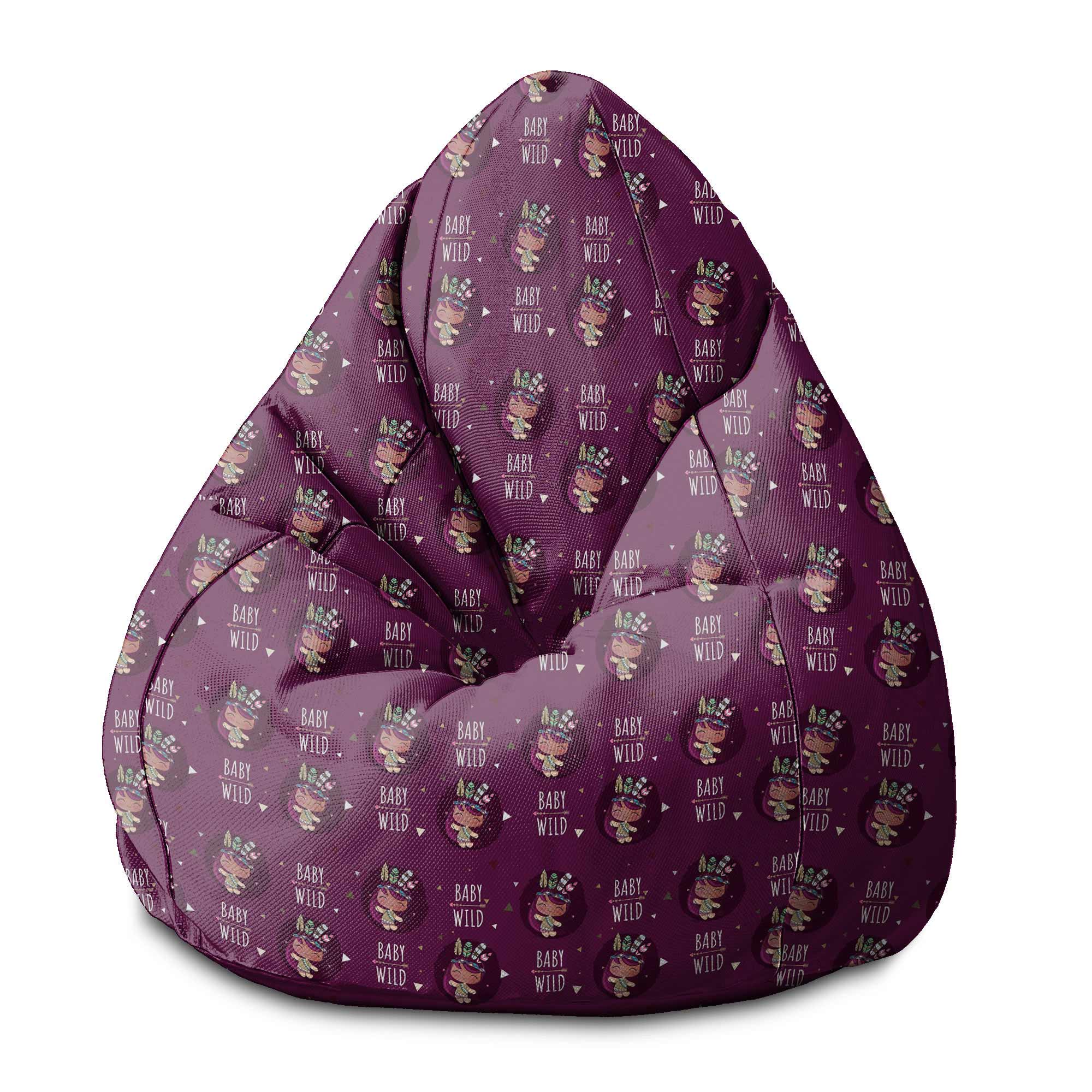 Sedací vak Pearshape Baby Wild-S-Oxford