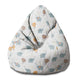Sedací vak Pearshape Modrý Slon-S-Velvet