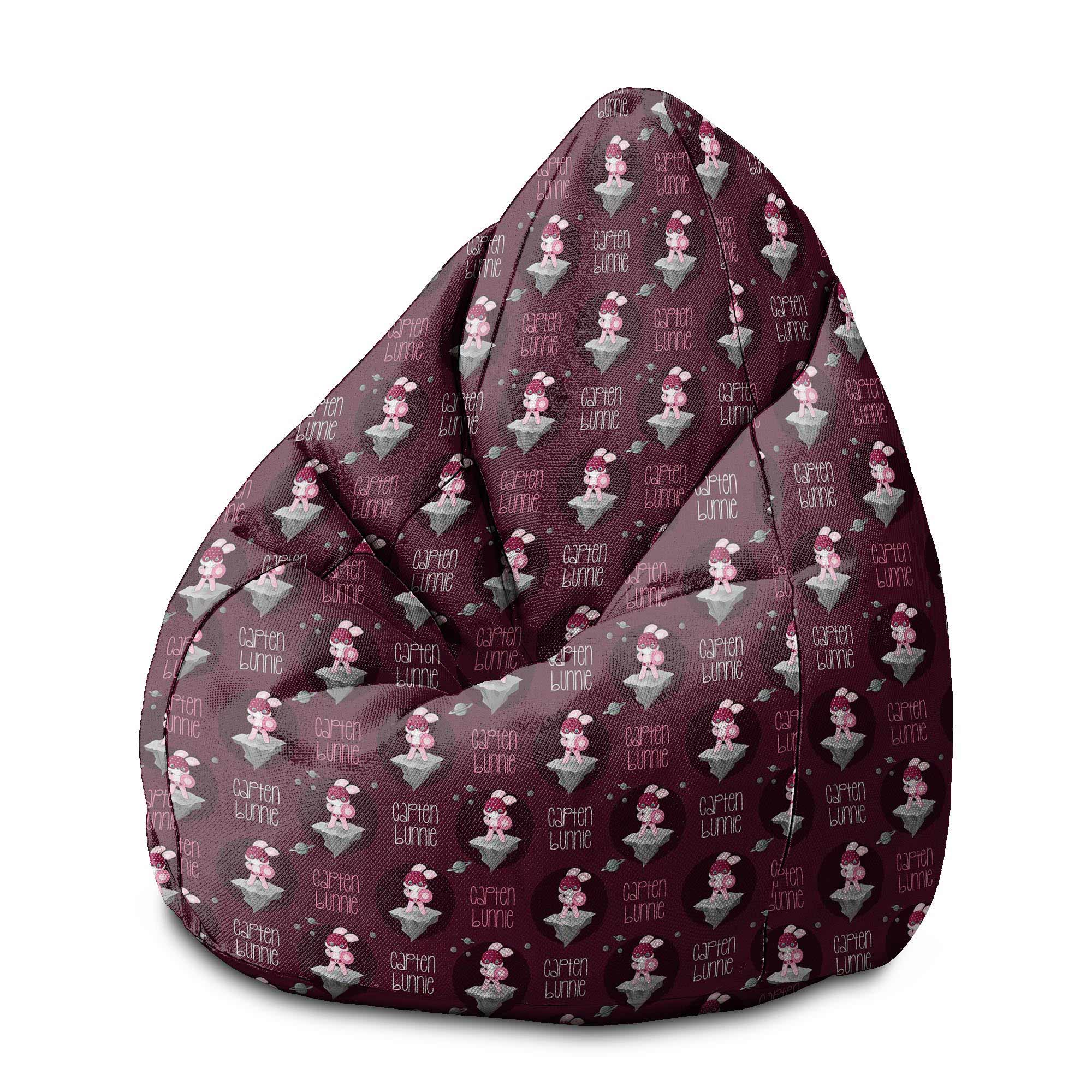 Sedací vak Pearshape Kapitán Zajko-M-Oxford