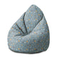 Puf Pearshape Barevné Puntíky-M-Zamat