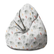 Sedací vak Pearshape Roztomilý slon-S-Zamat