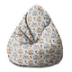 Puf Pearshape Dogs and Flowers-S-Velvet