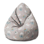 Puf Pearshape Fly Elephant-S-Velvet
