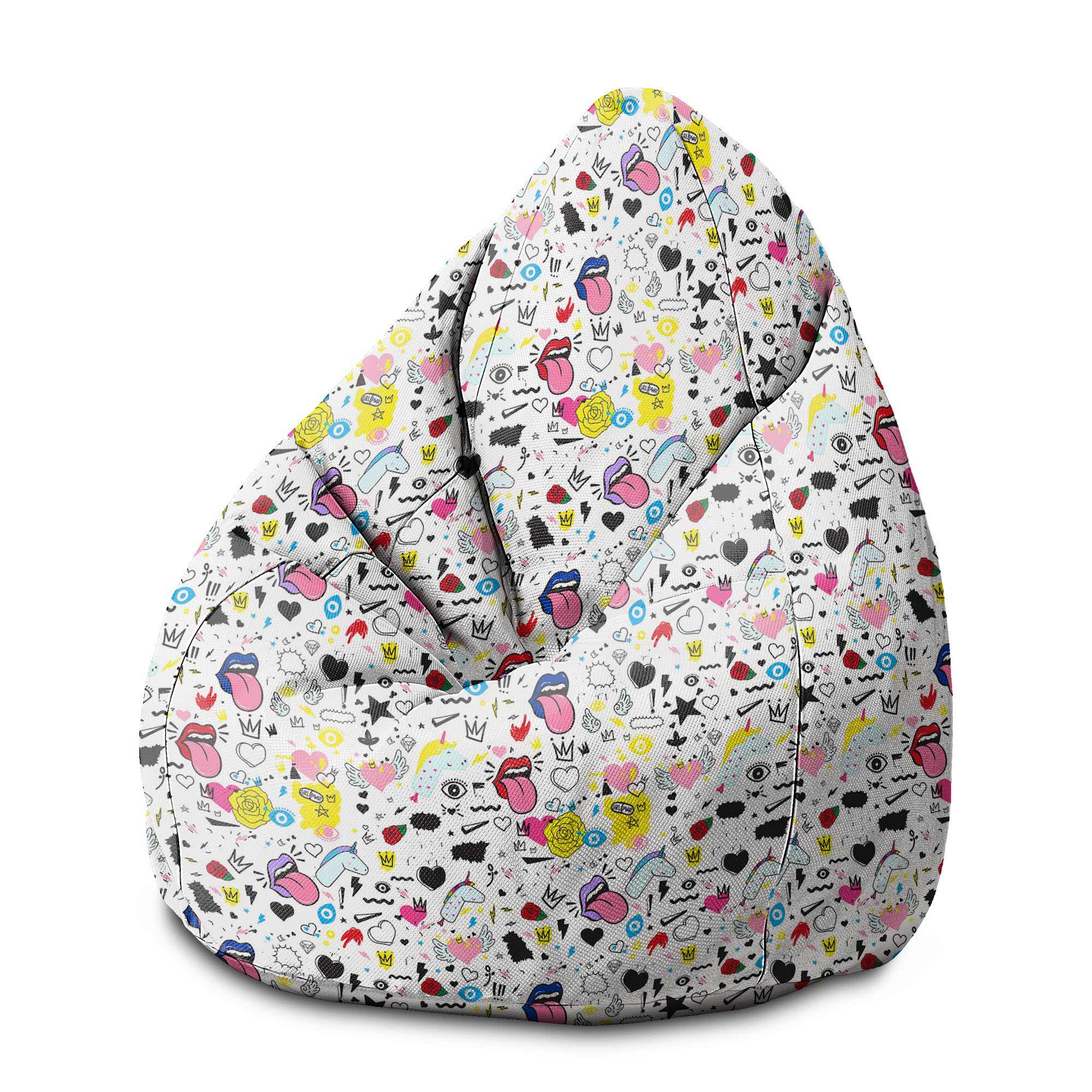 Puf Pearshape Dievčenská Sila-M-Velvet
