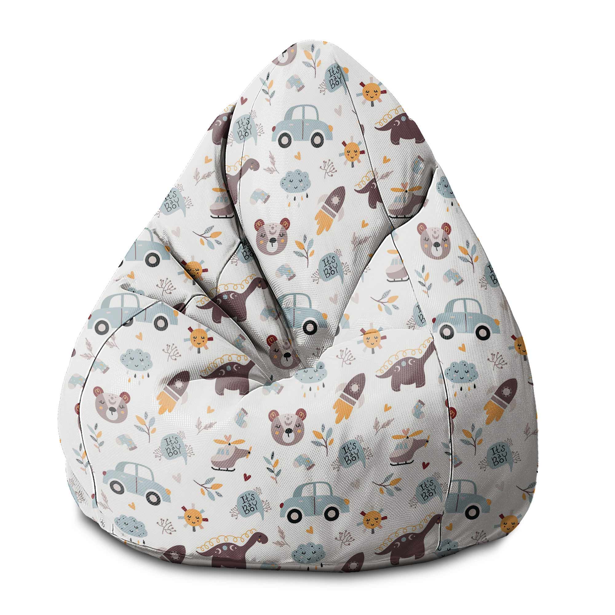Sedací vak Pearshape It's a Boy-S-Velvet