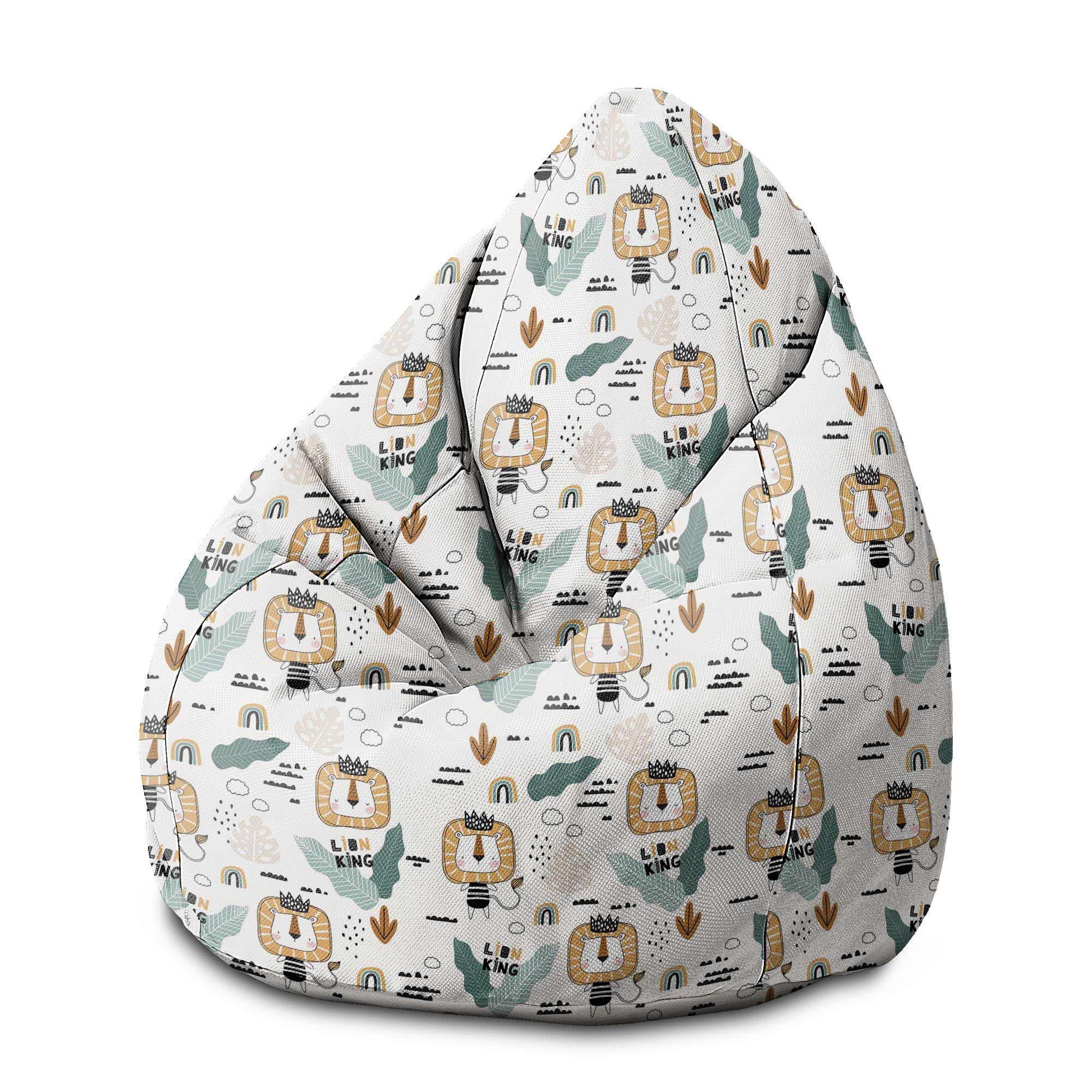 Puf Pearshape Lion King-M-Velvet