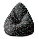 Sedací vak Pearshape Neon Galaxy-S-Velvet