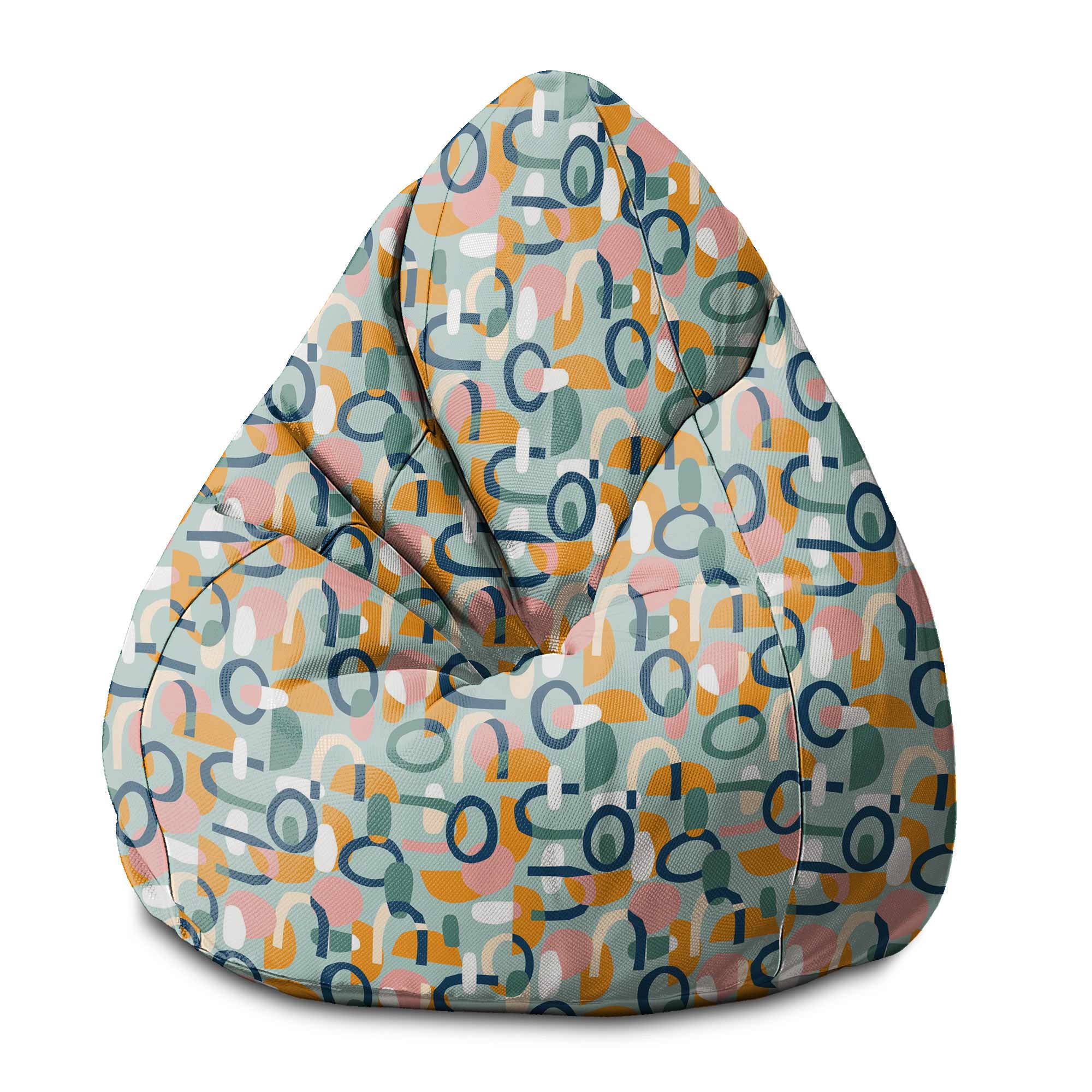 Sedací vak Pearshape Abstract Cut Out