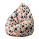 Puf Pearshape Abstract Spring-M-Oxford