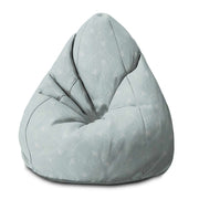 Sedací vak Pearshape Modré pondelkové ráno-S-Velvet