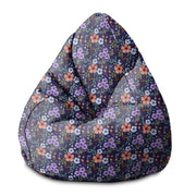 Sedací vak Pearshape Botanický vzor-S-Oxford