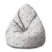 Sedací vak Pearshape Hnedý terrazzo