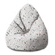 Sedací vak Pearshape Hnedý terrazzo