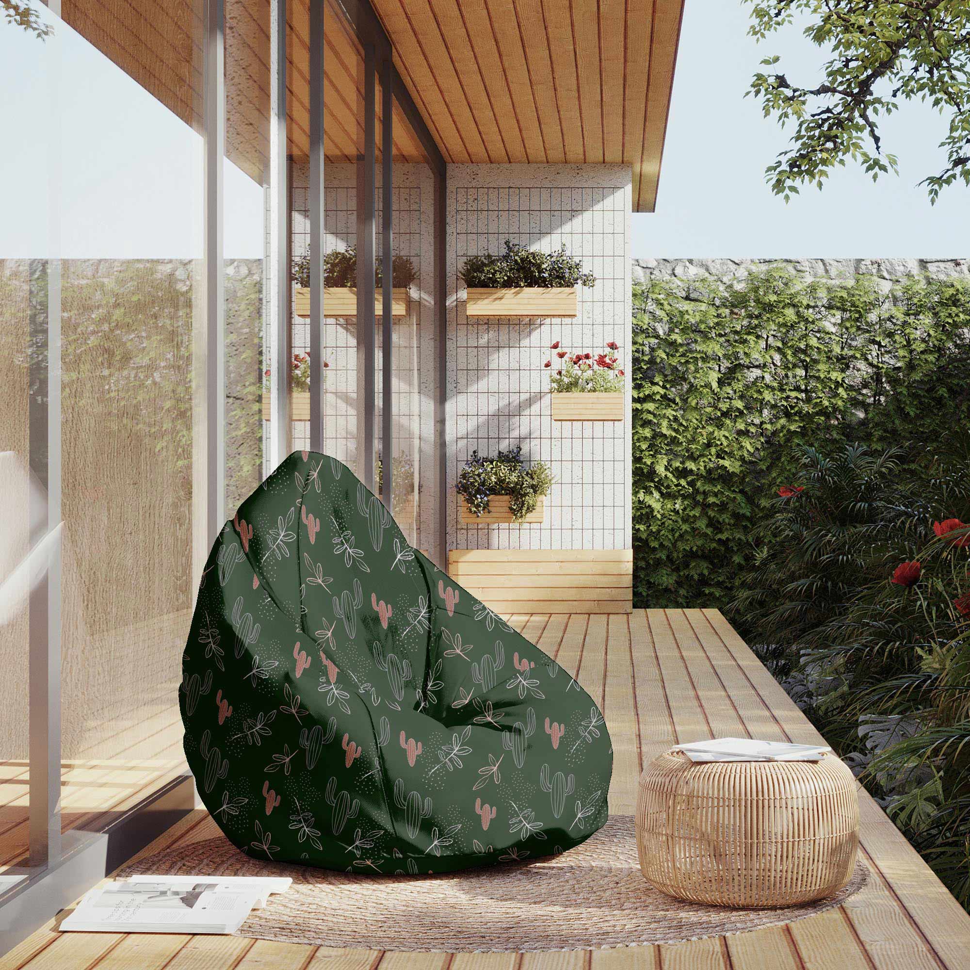 Puf Pearshape Cactus Doodles-M-Velvet