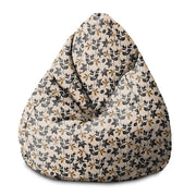 Puf Pearshape Pohodlné jesenné listy-S-Velvet