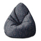 Puf Pearshape Ditsy kvetinový vzor-S-Zamat