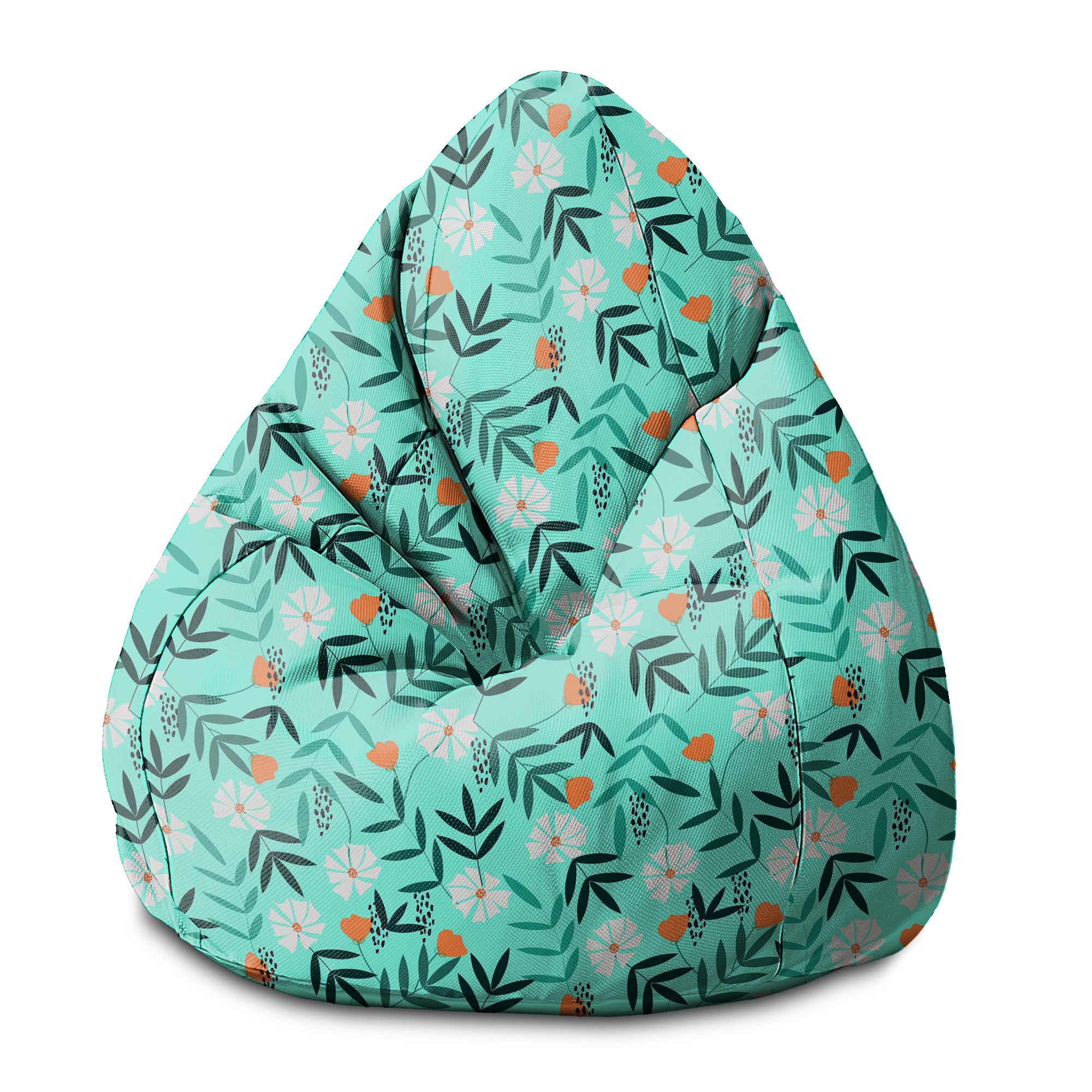 Sedací vak Pearshape Kvet Sen