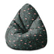 Sedací vak Pearshape Záhradné Listy-S-Zamat