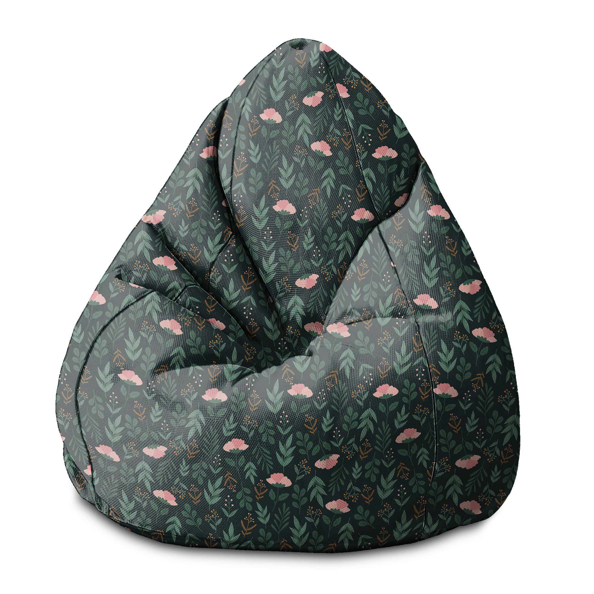 Sedací vak Pearshape Záhradné Listy