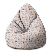 Puf Pearshape Geometric Earth Colors-S-Velvet