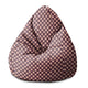 Puf Pearshape Geometric Squares-S-Oxford