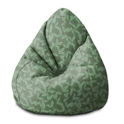 Puf Pearshape Vzor bylinných listov-S-Zamat