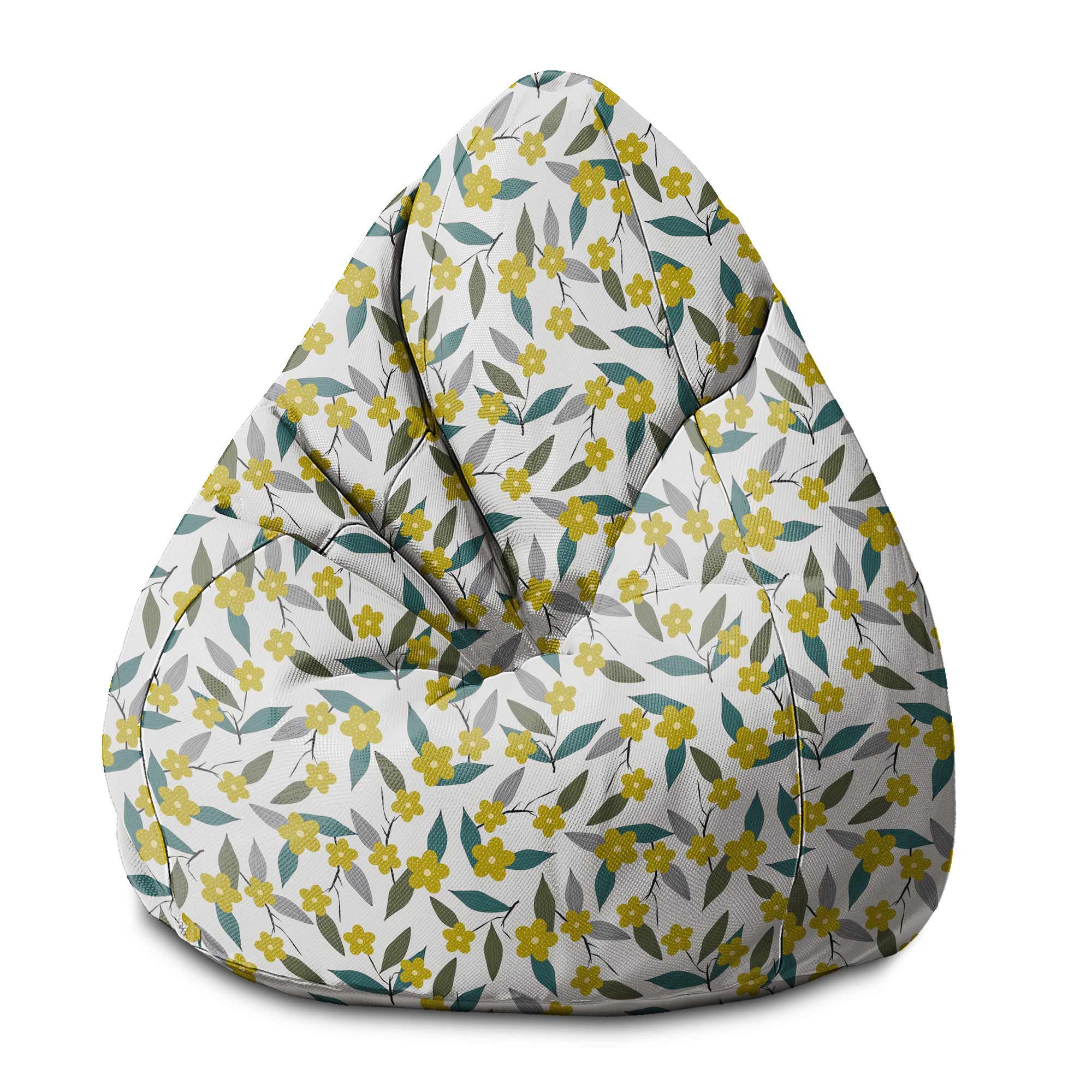 Puf Pearshape Citrónové kvety