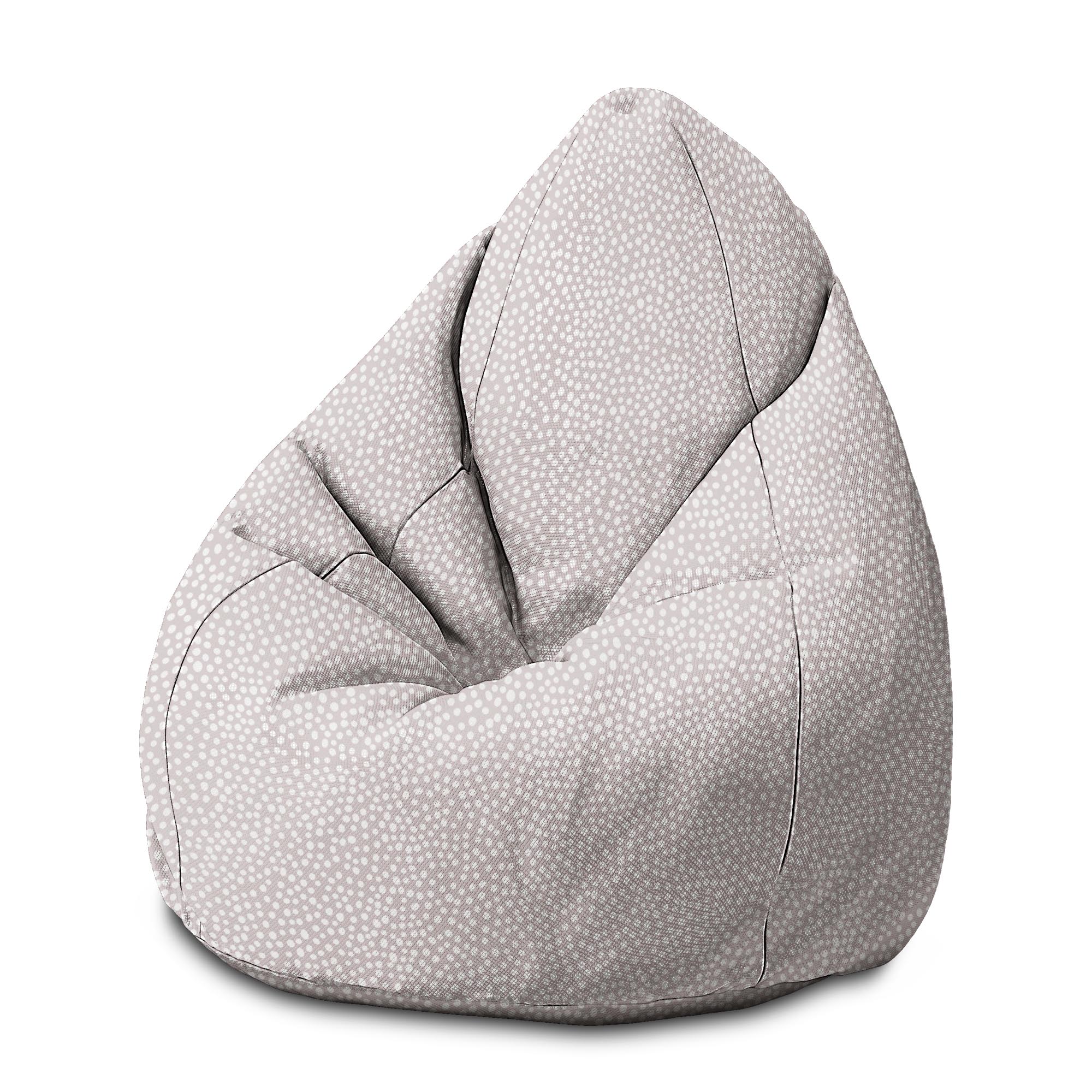 Puf Pearshape Abstraktné zemské bodky-M-Zamat