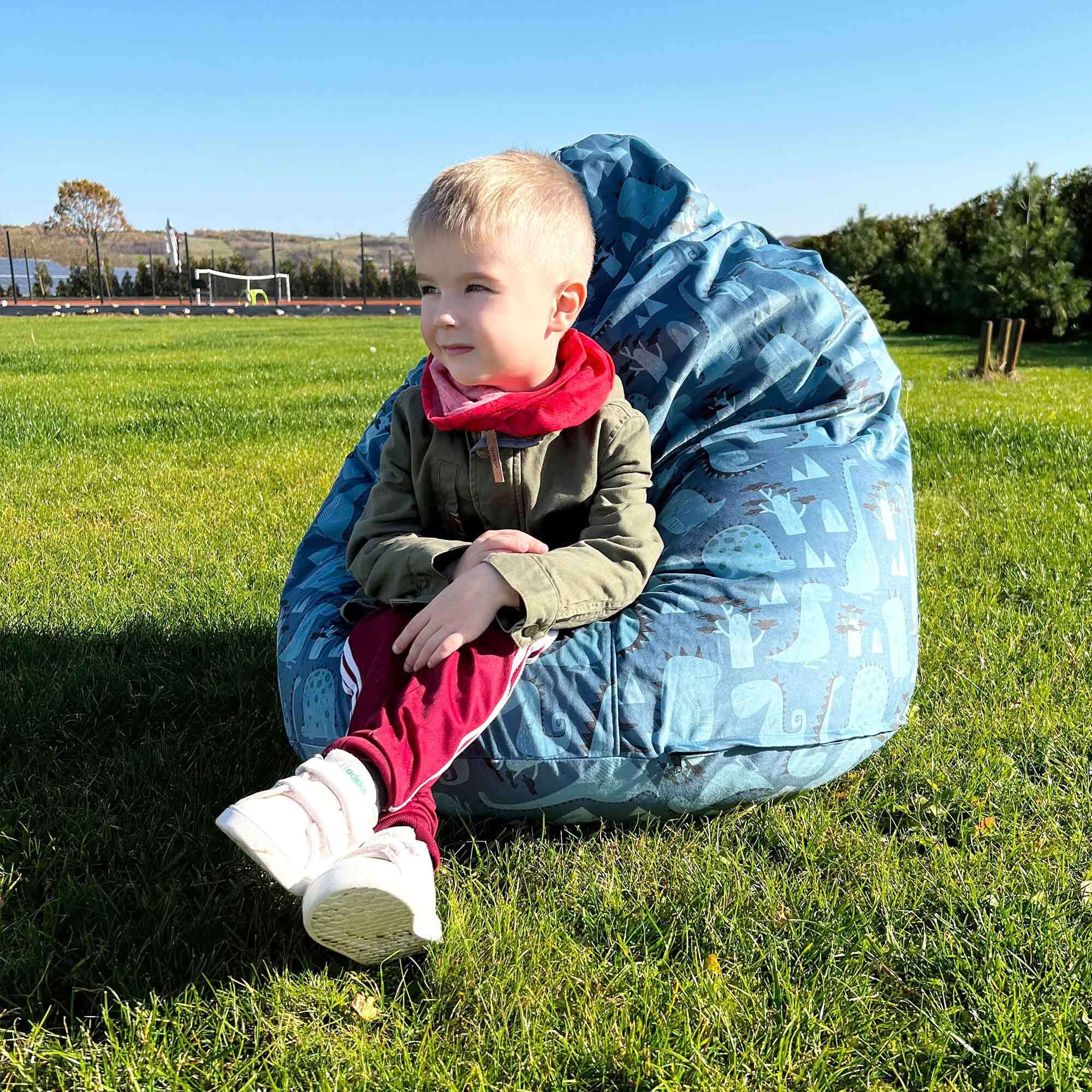 Sitzpouf Birnenform Ästhetisches Raster