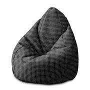 Puf Pearshape Estetická Mřížka-M-Zamat