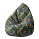 Puf Pearshape Akwarela na černém - M Velvet