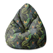 Puf Pearshape Akwarela na černém - S Velvet