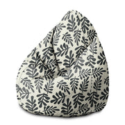 Puf Pearshape Umelecké abstraktné listy-M-Zamat