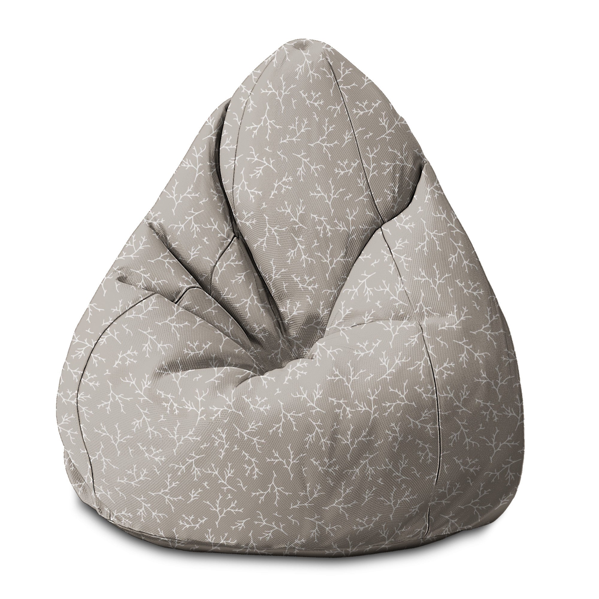Pearshape Pouf Autumn Branches-M-Velvet