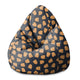 Sedací vak Pearshape Chilling Turtles-S-Zamat