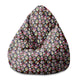 Puf Pearshape Colourful Skull-S-Oxford