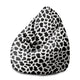 Puf Pearshape Cow Print-M-Velvet