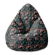 Puf Pearshape Dark Botanic-S-Oxford
