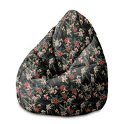 Pearshape Pouf Dark Jungle Exotic-M-Velvet