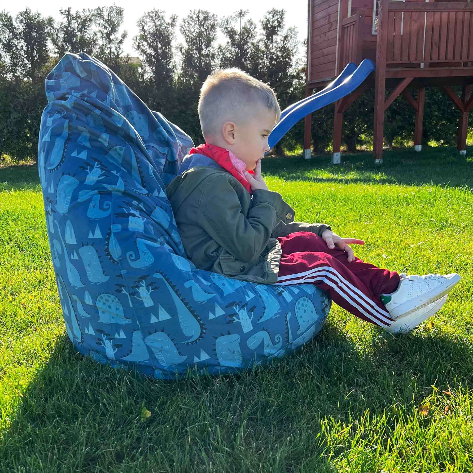 Puf Pearshape Dark Tropical Plants
