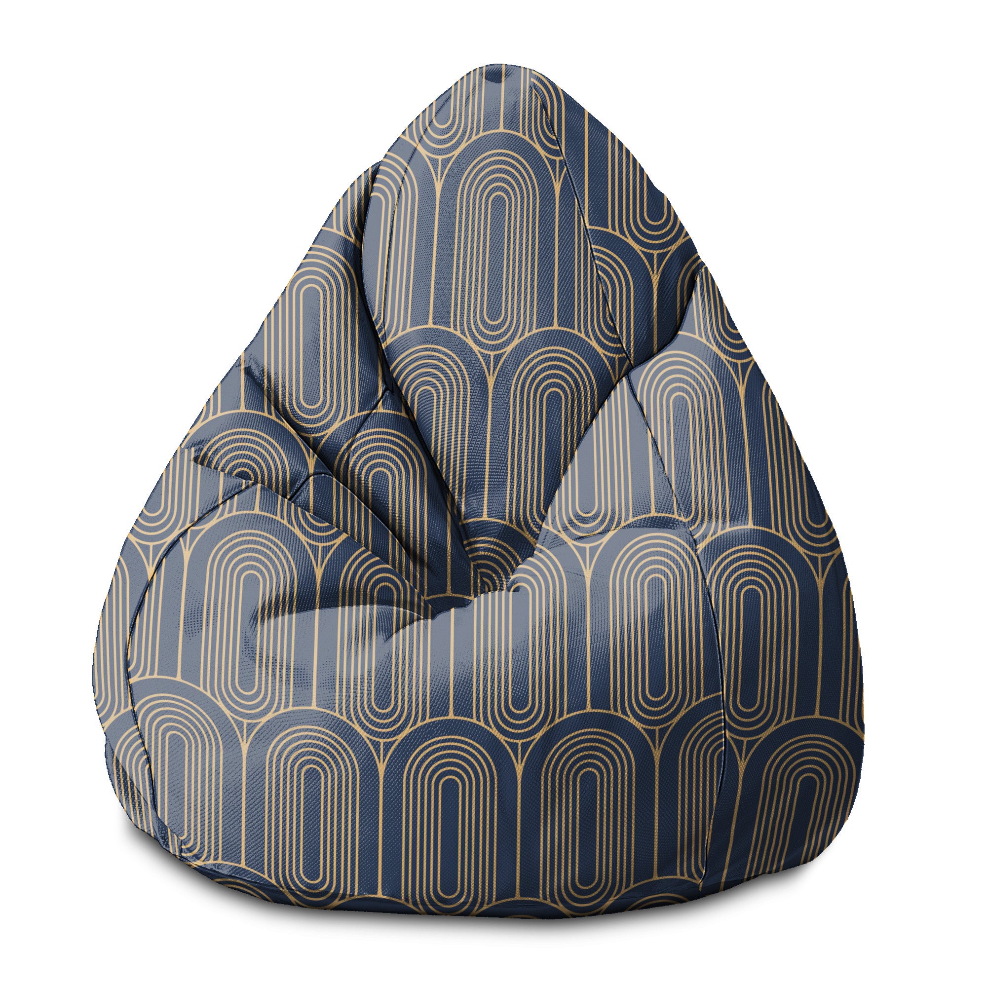 Sedací vak Pearshape Deco Pattern-S-Oxford