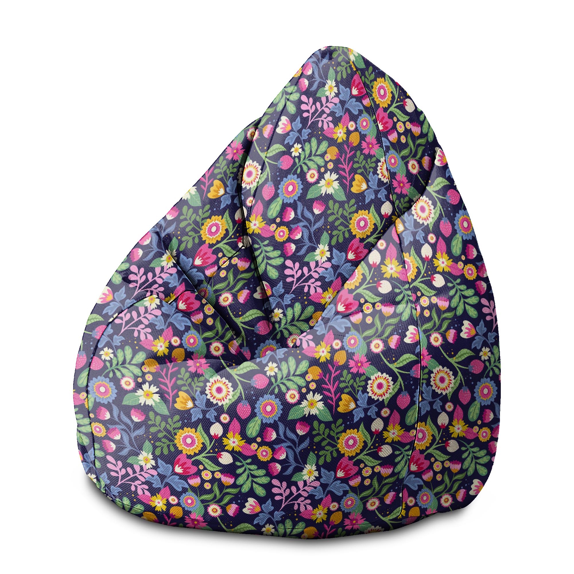 Puf Birnenform Exotisch Floral-M-Oxford