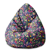 Sedací vak Pearshape Exotic Floral-S-Velvet