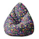 Puf Pearshape Exotic Floral-S-Velvet