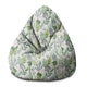 Sedací vak Pearshape Flowers and Grass-S-Velvet