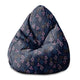 Sedací vak Pearshape Geometric Flower