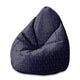 Puf Pearshape Gold Luxury Pattern-M-Velvet
